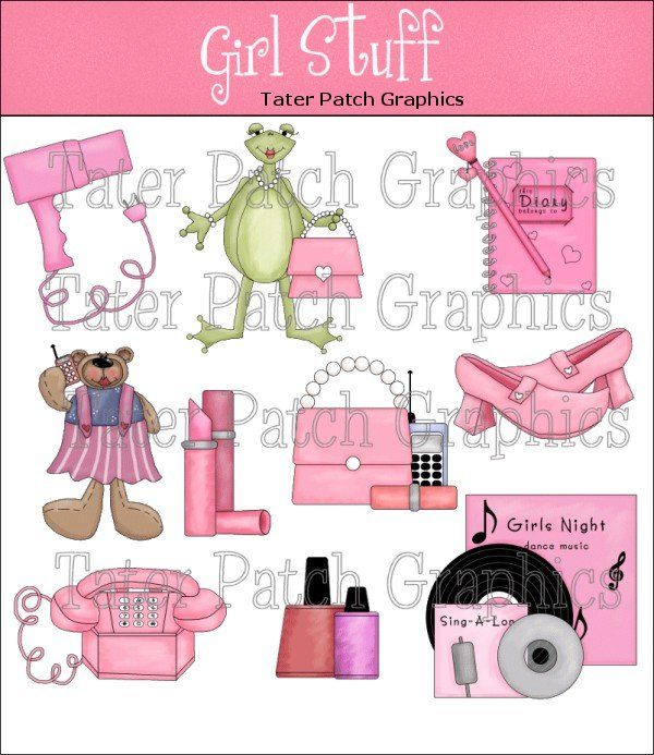 pink girly things