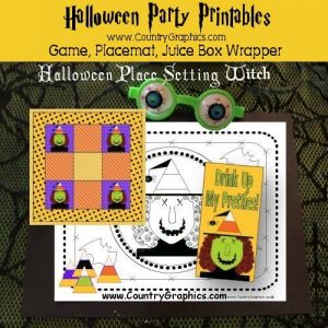 YEEKS Halloween Party Printables Set - Country Graphics™
